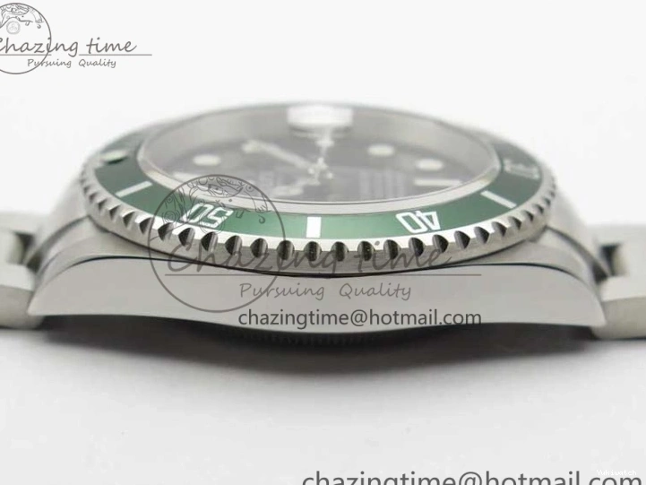 Bracelet Engraving Submariner No ARF1:1 Edition on 904L SS Rehaut Best SH3135 16610 LV Steel Green 0331